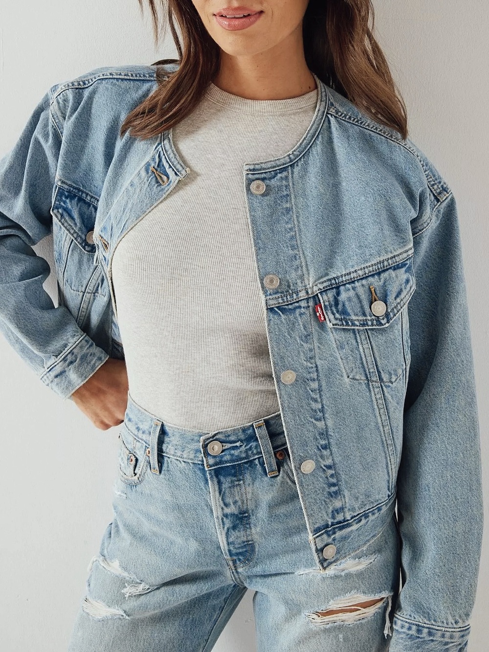 Levi’s 90s Collarless Jacket